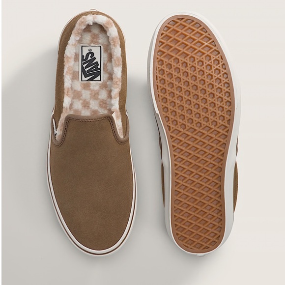 Vans Shoes - Vans Brown Classic Slip-On Loafers